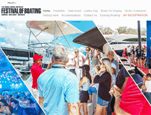 Tablet Screenshot of festivalofboating.com